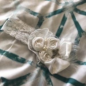 Christening Headband